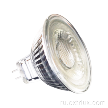 Светодиодные MR16 5W Dimmable 60 ° стеклянные прожекторы COB Spotlights